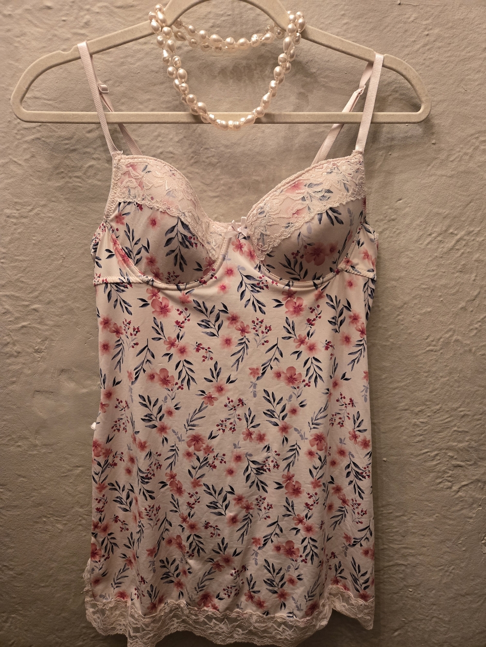 Laura Ashley Floral Lace Slip Dress Coquette Cottagecore Y2K